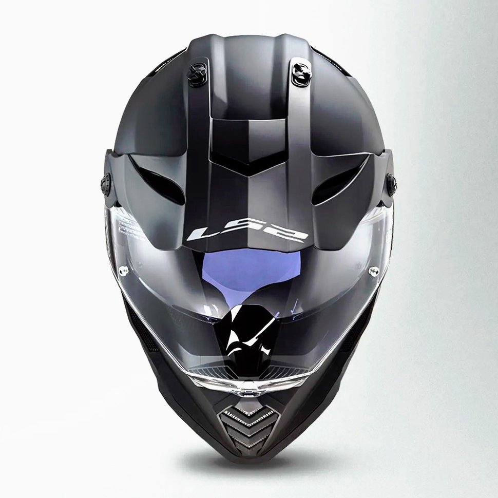 Мотошлем LS2 MX436 Pioneer Evo Gloss Black