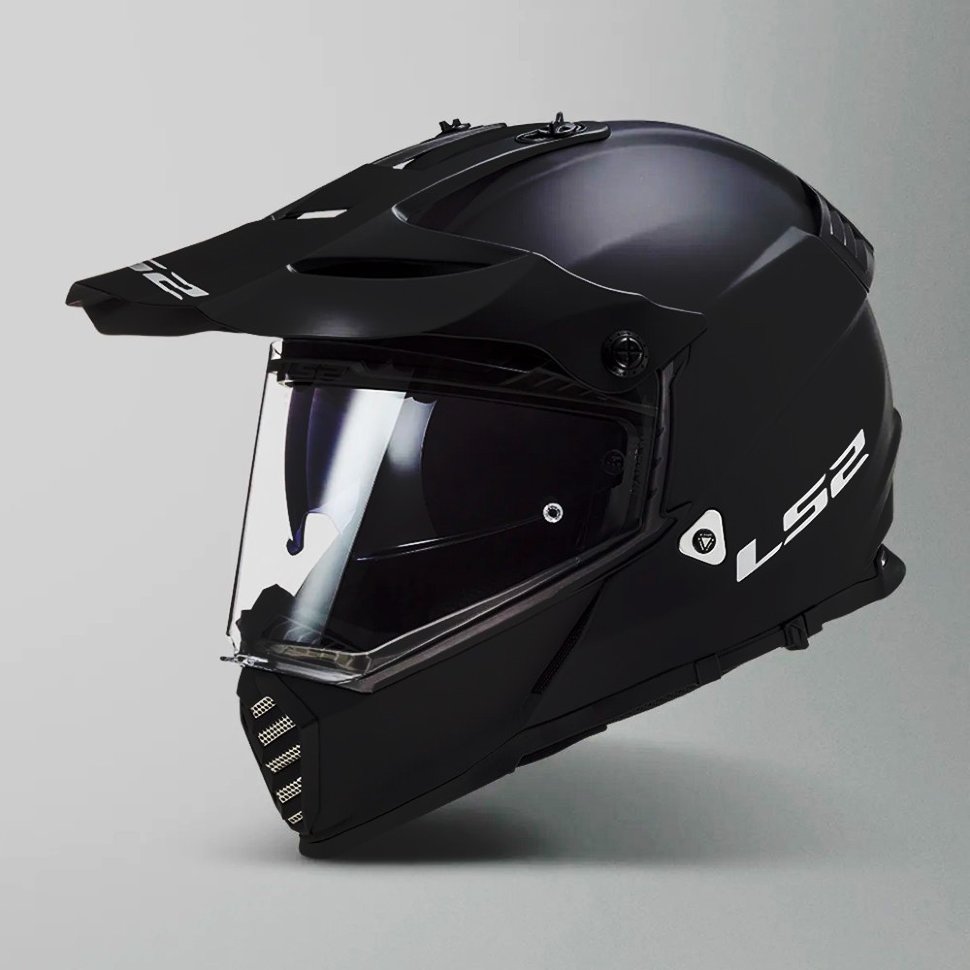 Мотошлем LS2 MX436 Pioneer Evo Gloss Black