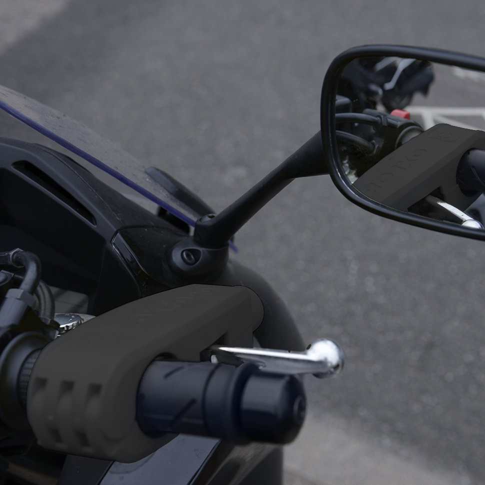 Противоугонный замок на руль Oxford LeverLock Black (LK300)