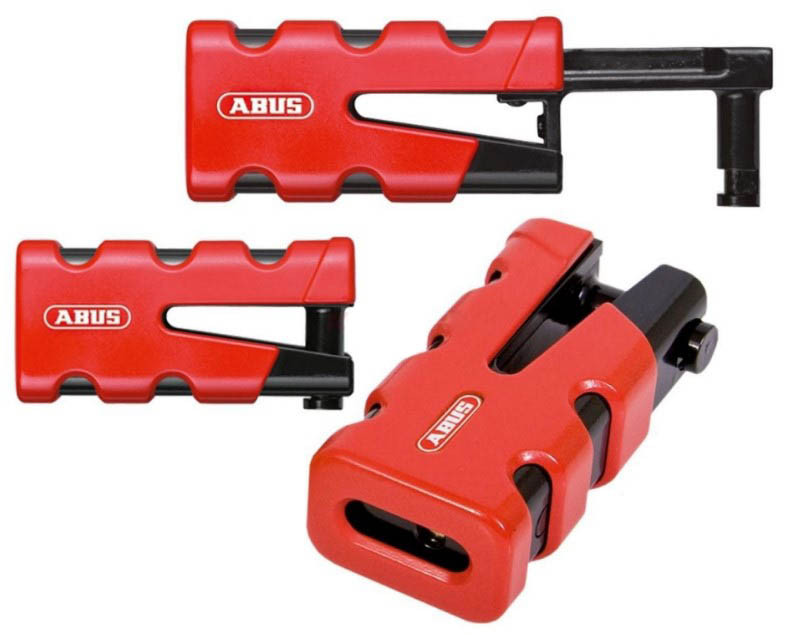 Мотозамок на диск ABUS 77 Granit Sledg Grip Red (475030)