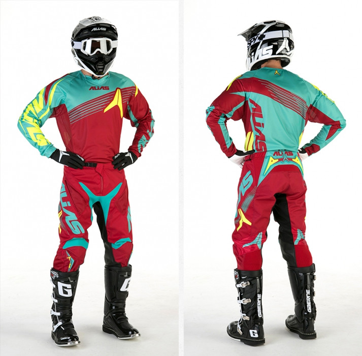 Мотоштаны Alias A1 Maroon