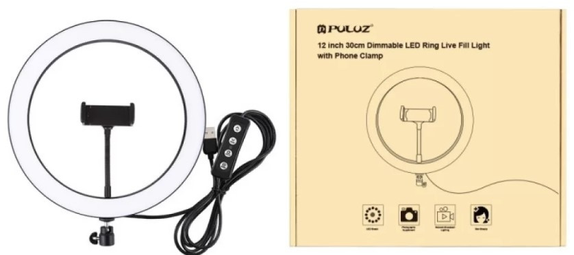 Кольцевой свет Puluz PU407 Ring Light 30 см. 25W (57782)