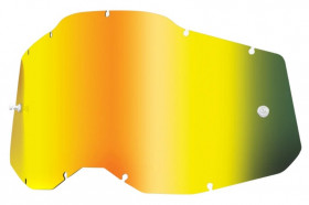 Сменная линза к очкам Ride 100% RC2/AC2/ST2 Replacement Mirror Gold Lens Anti-Fog Red (51008-259-01)