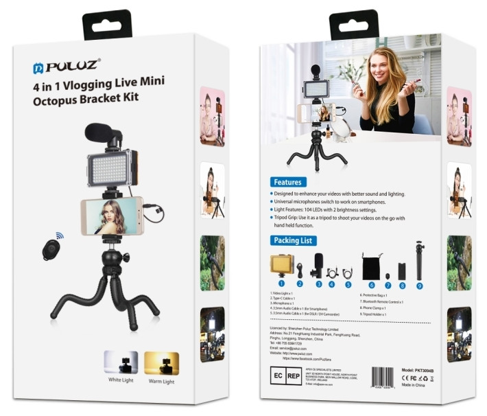 Набор блогера Puluz PKT3094B