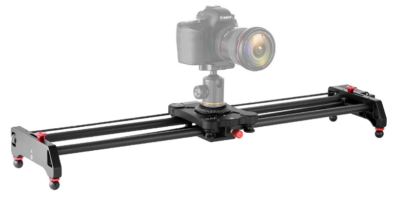 Слайдер карбоновий моторизований GVM GR-80QD Professional 80 см.