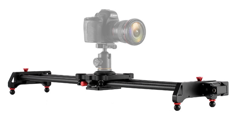 Слайдер карбоновий моторизований GVM GR-80QD Professional 80 см.