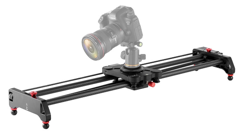 Слайдер карбоновий моторизований GVM GR-80QD Professional 80 см.