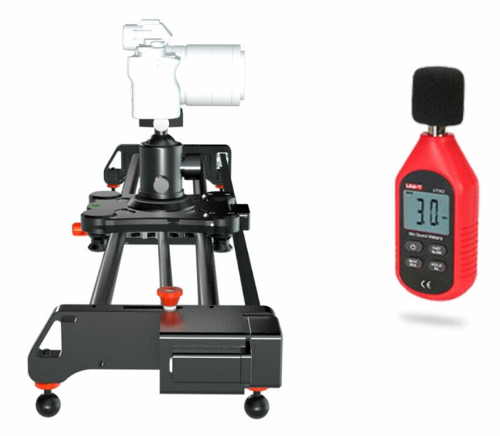 Слайдер карбоновий моторизований GVM GR-80QD Professional 80 см.