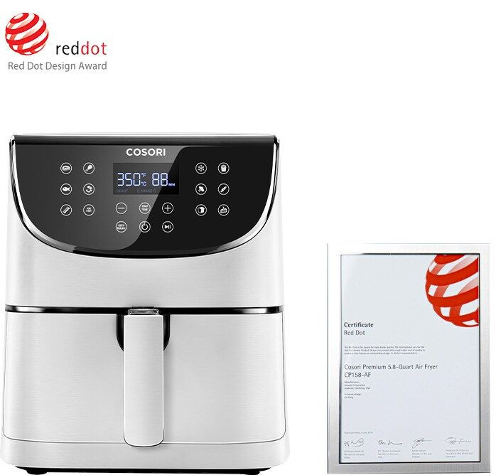 Мультипіч Cosori Premium 5,5л, біла (КAAPAFCSNEU0022)