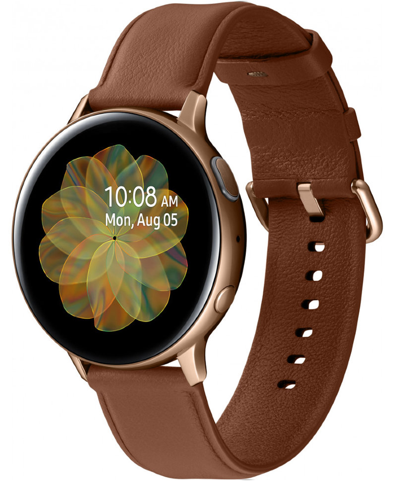 Смарт-годинник Samsung Galaxy watch Active 2 Stainless steel (R820) Gold (SM-R820NSDASEK)