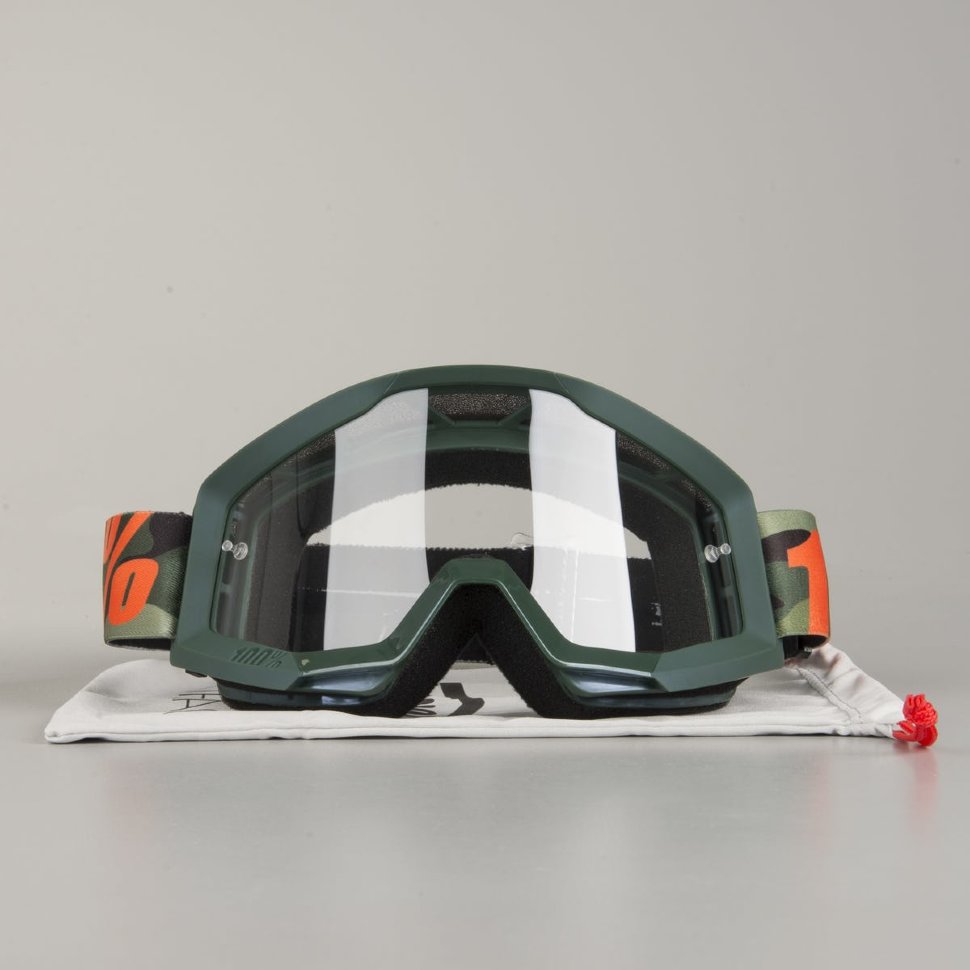 Мото очки 100% Strata Huntsitan Clear Lens (50400-234-02)