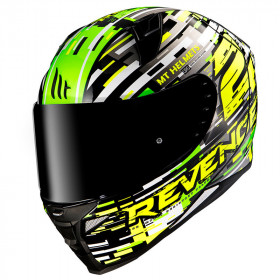 Мотошлем MT Helmets Revenge 2 Baye Gloss Pearl Fluor Green