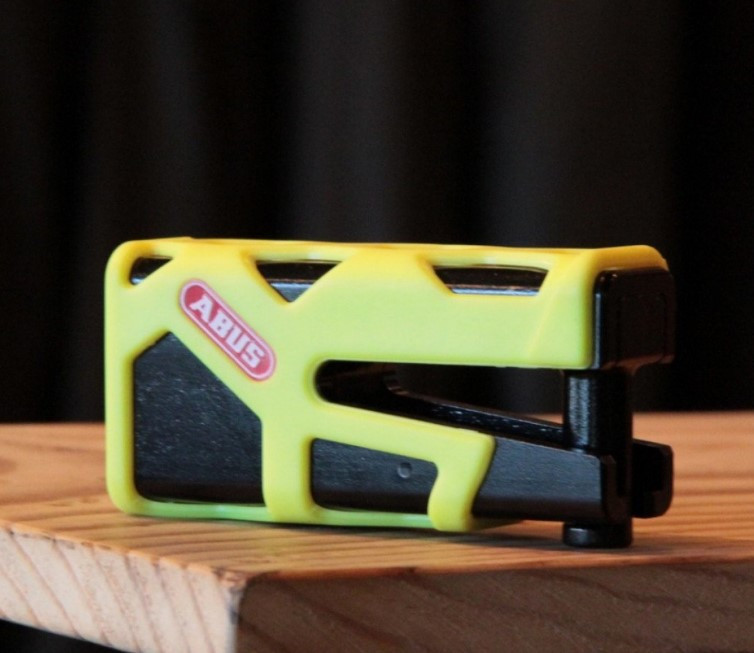 Мотозамок на диск ABUS 77 Granit Sledg Web Yellow (487361)