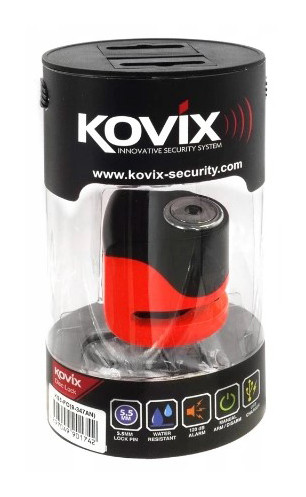 Мотозамок с сигнализацией Kovix KS6 FO Fluorescent Orange (KS6 FO)