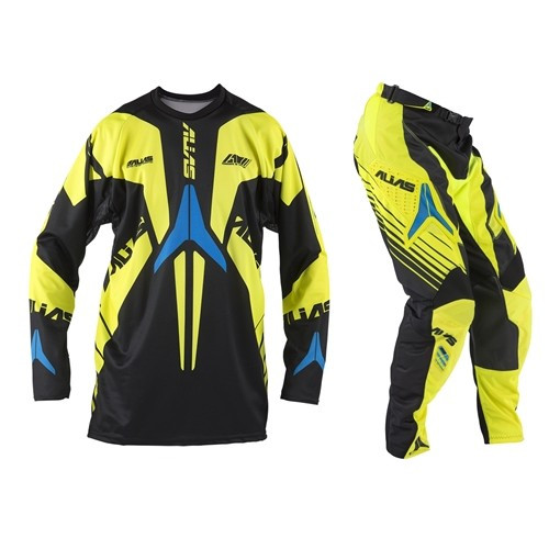 Мотоштаны Alias A1 Pant Black/Neon Yellow