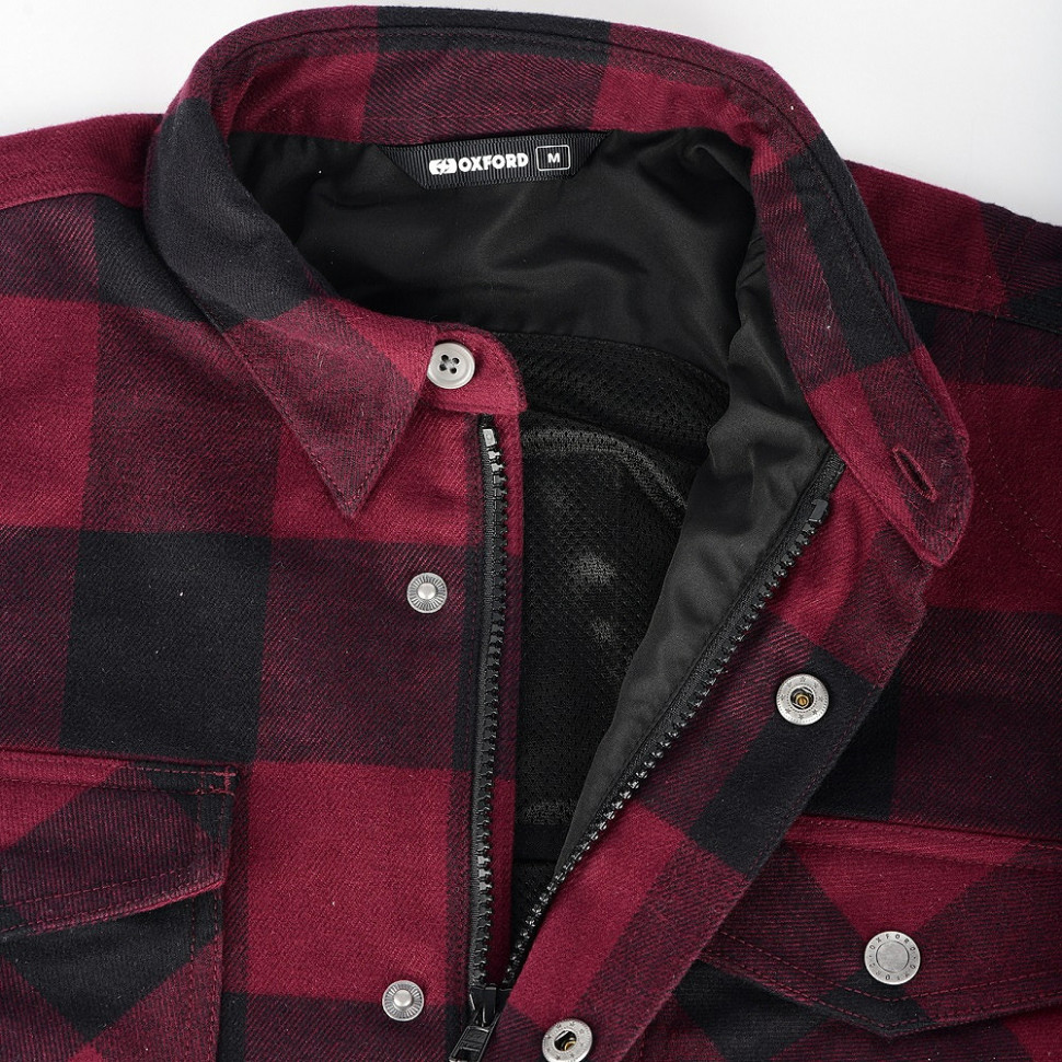 Мотосорочка Oxford Kickback 2.0 MS Shirt Red
