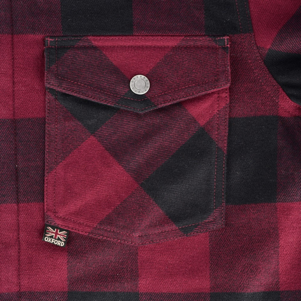 Мотосорочка Oxford Kickback 2.0 MS Shirt Red