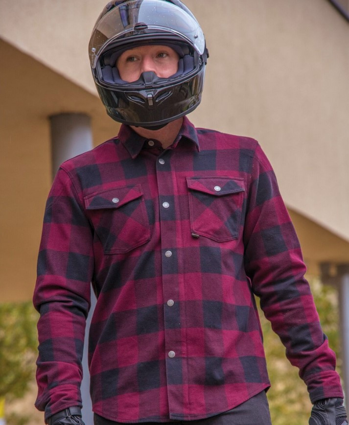 Мотосорочка Oxford Kickback 2.0 MS Shirt Red