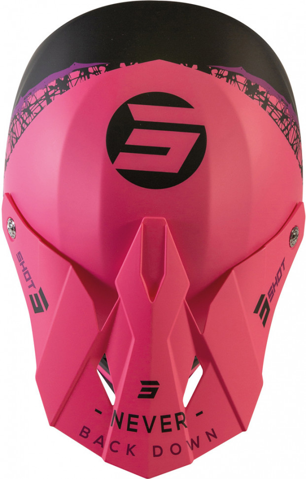 Мотошлем Shot Racing Furious Storm Black/Purple