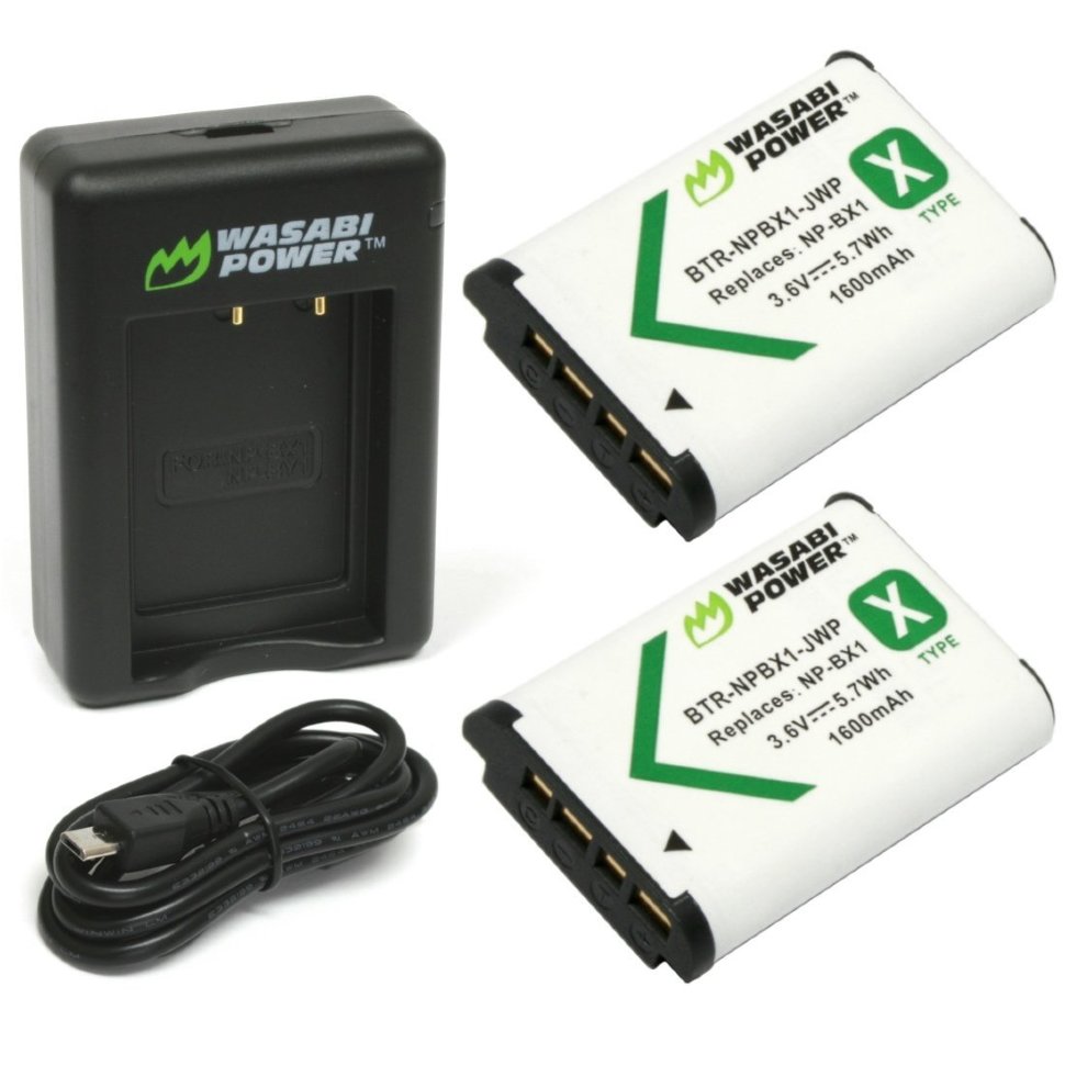 Набор Wasabi Power Battery for Sony Action Cam with Dual Charger 2pcs (KIT-BB-NPBX-1)