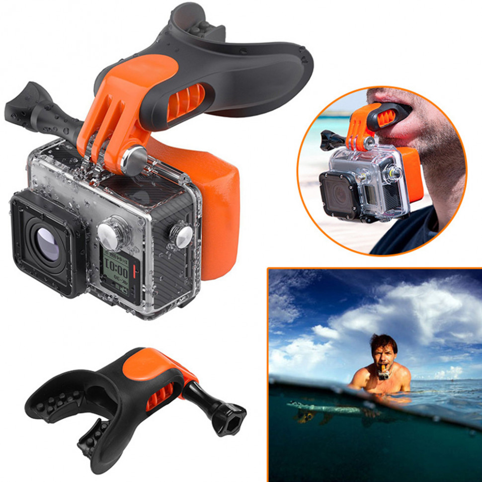 Крепление для челюсти MSCAM Jaws Mount для экшн камер GoPro, SJCAM, DJI