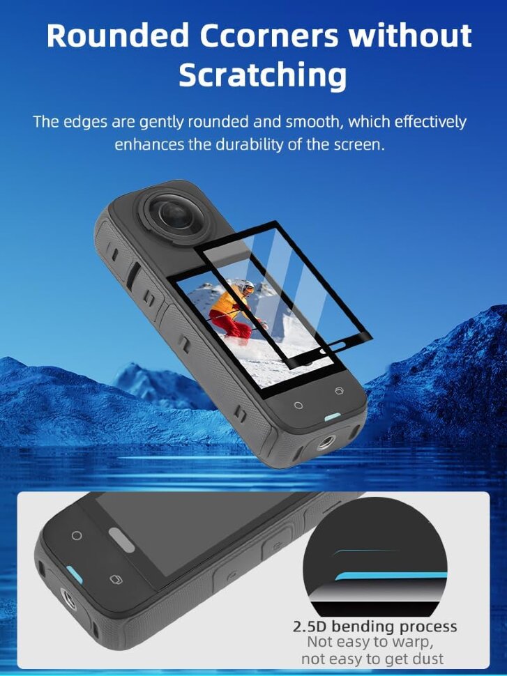 Захисне скло дисплея MSCAM для Insta360 X4