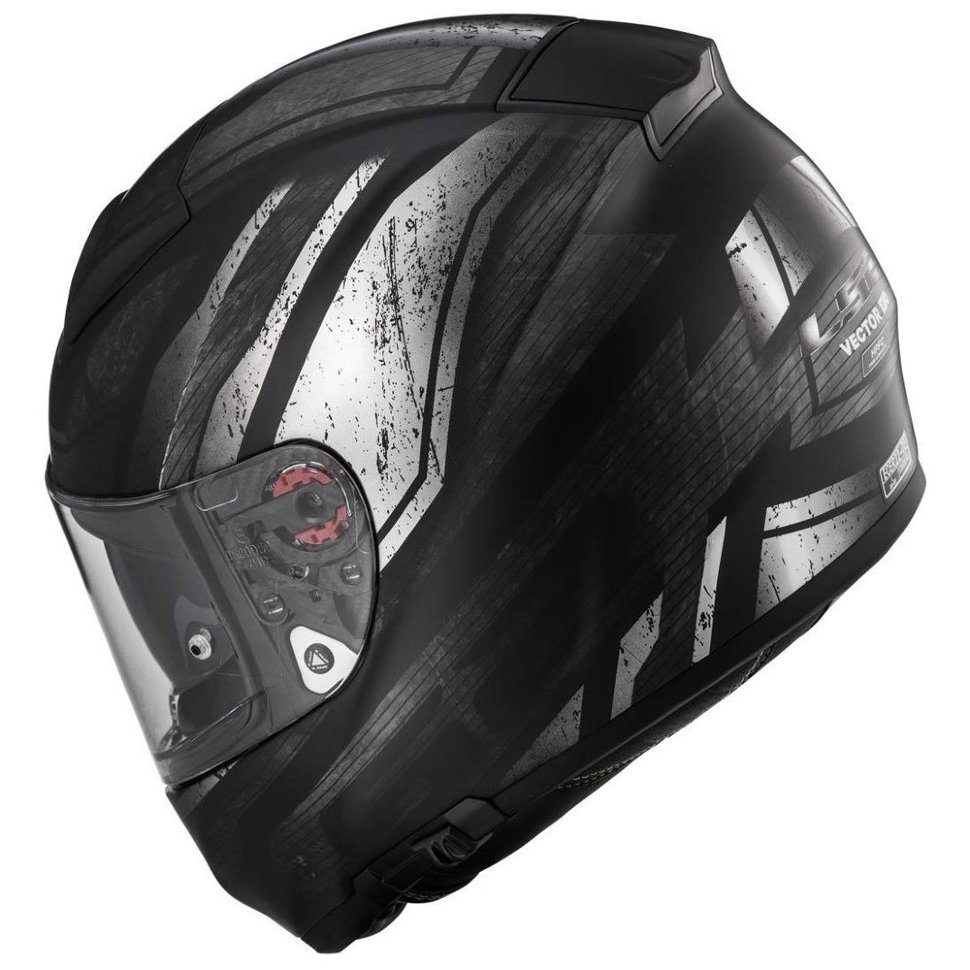 Мотошлем LS2 FF397 Vector FT2 Razor Matt Black