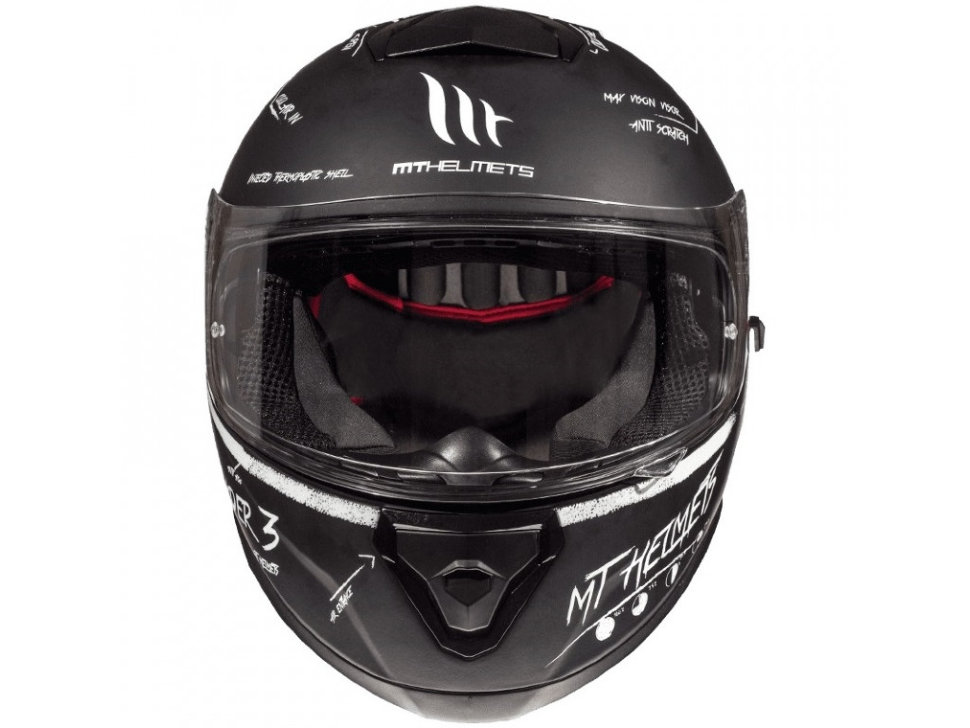 Мотошлем MT Helmets Thunder 3 SV Board Black/White