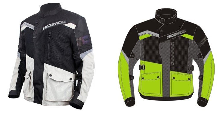Мотокуртка Scoyco JK48X Green