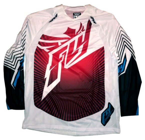 Мотоджерси Fly Racing Hydrogen Jersey Red/White