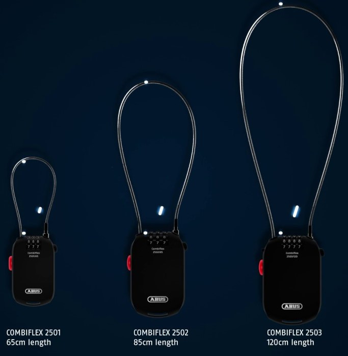 Противоугонный трос с кодовым замком ABUS 2502/85 C/SB Combiflex (725005)
