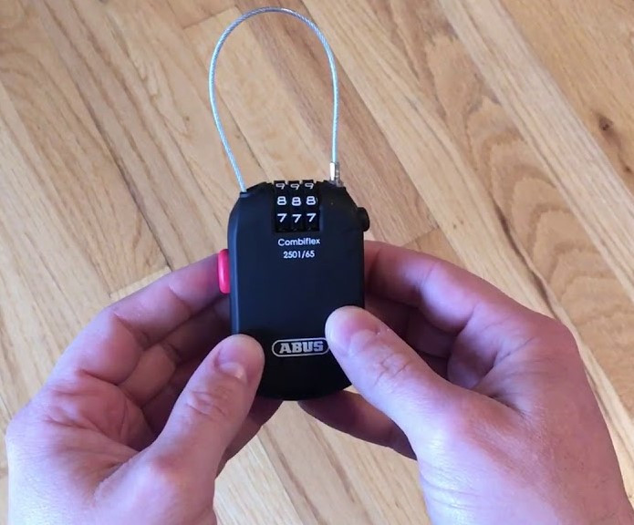 Противоугонный трос с кодовым замком ABUS 2502/85 C/SB Combiflex (725005)