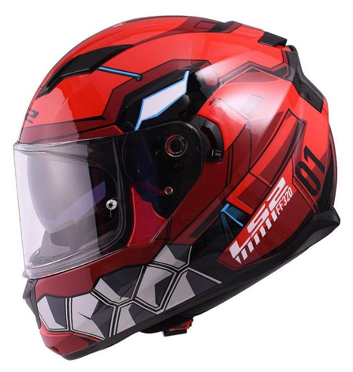 Мотошлем LS2 FF320 Stream Evo Angel Red/Grey