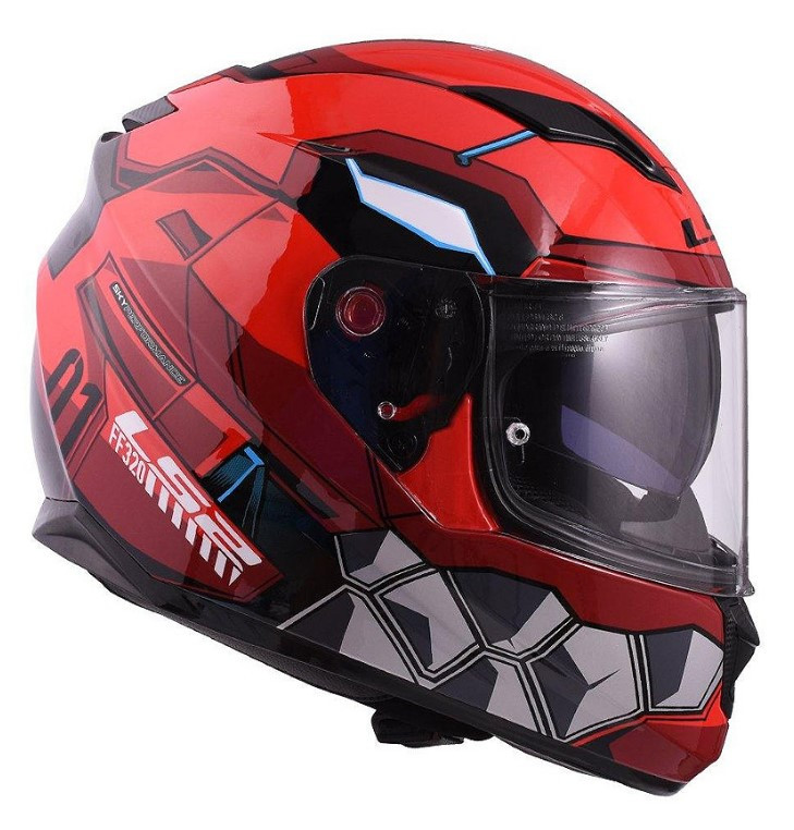 Мотошлем LS2 FF320 Stream Evo Angel Red/Grey