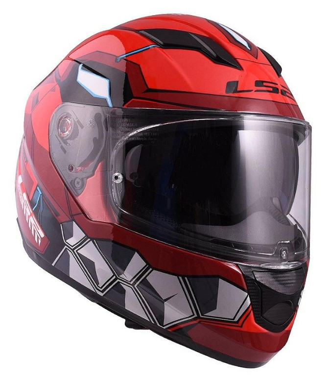 Мотошлем LS2 FF320 Stream Evo Angel Red/Grey