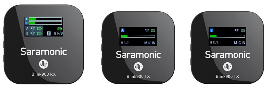 Бездротова радіосистема Saramonic Blink 900 B2 (TX+TX+RX)