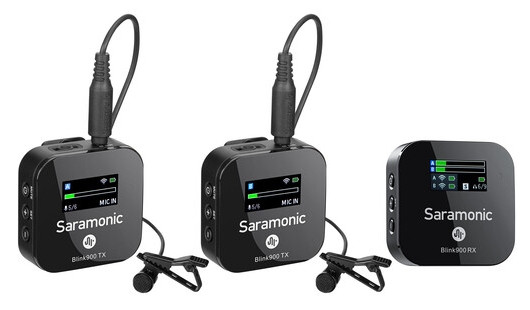 Беспроводная радиосистема Saramonic Blink 900 B2 (TX+TX+RX)