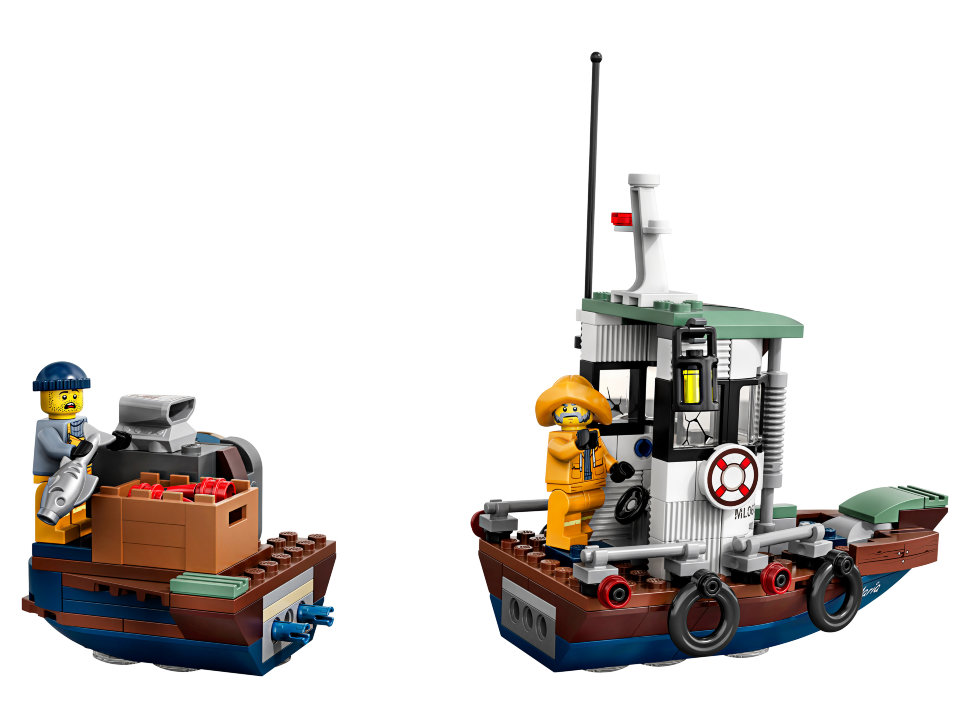Конструктор Lego Hidden Side: старый рыбацкий корабль (70419)