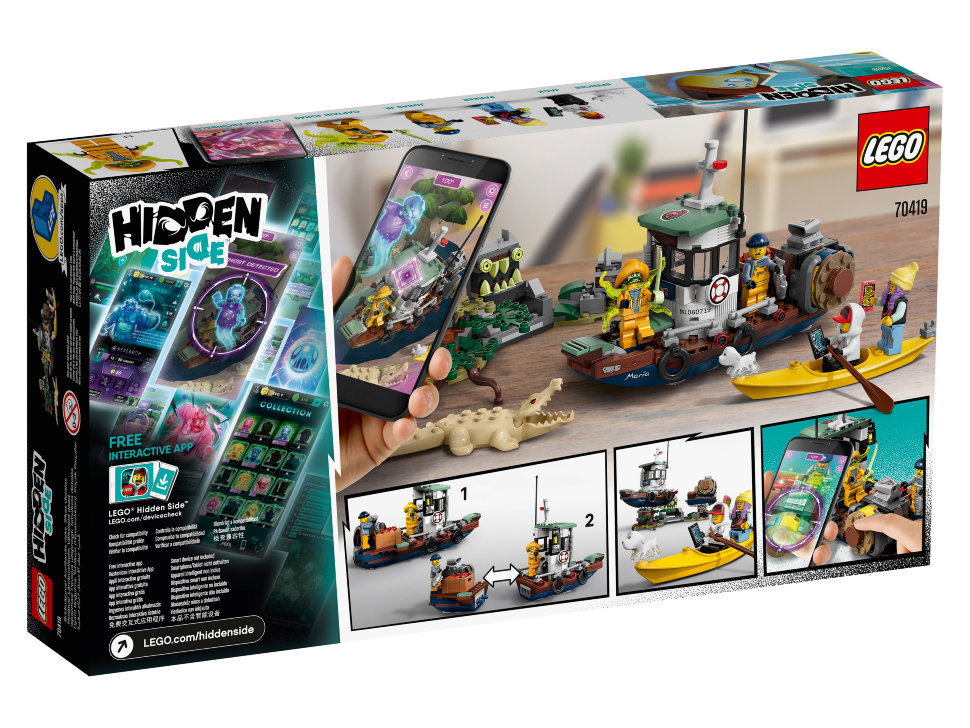 Конструктор Lego Hidden Side: старый рыбацкий корабль (70419)