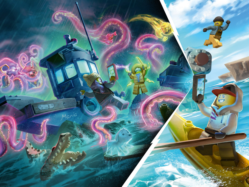 Конструктор Lego Hidden Side: старый рыбацкий корабль (70419)