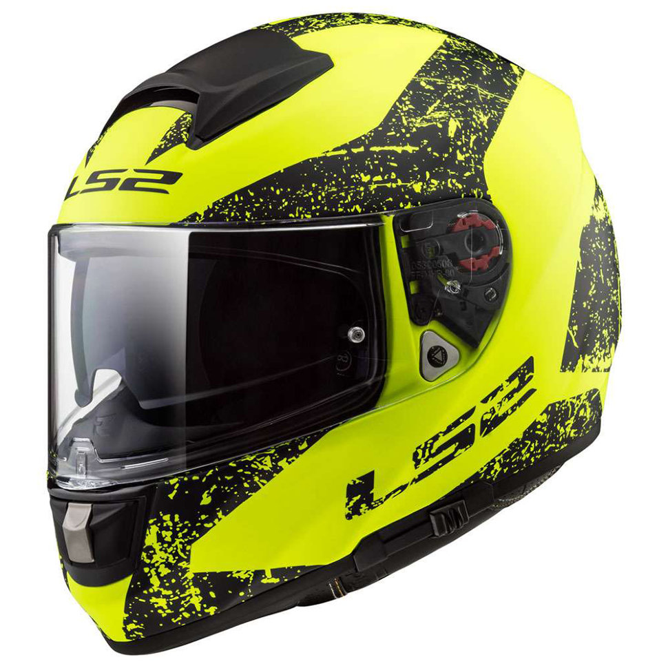 Мотошлем LS2 FF397 Vector FT2 Sign Matt Yellow/Black