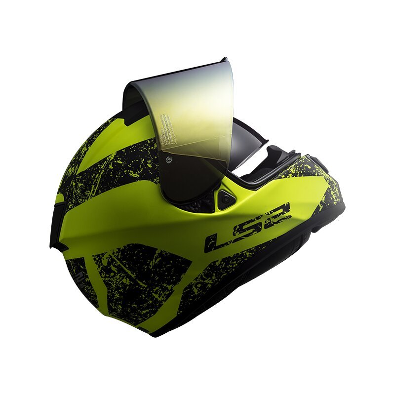 Мотошлем LS2 FF397 Vector FT2 Sign Matt Yellow/Black