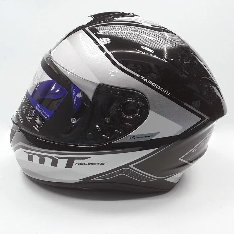 Мотошлем MT Helmets Targo Interact White /Black /Grey
