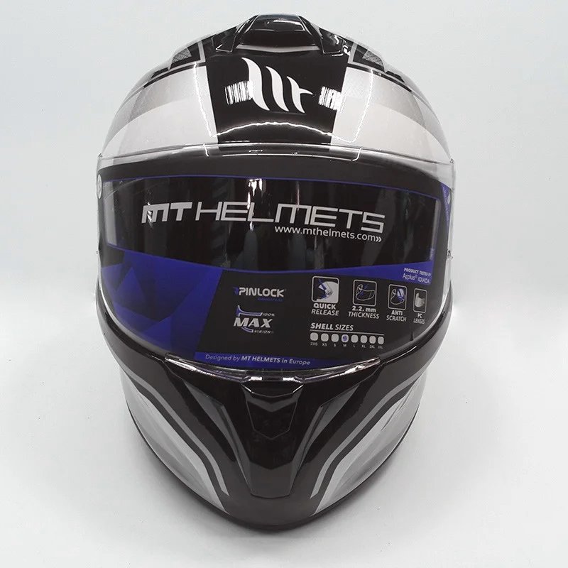 Мотошлем MT Helmets Targo Interact White /Black /Grey