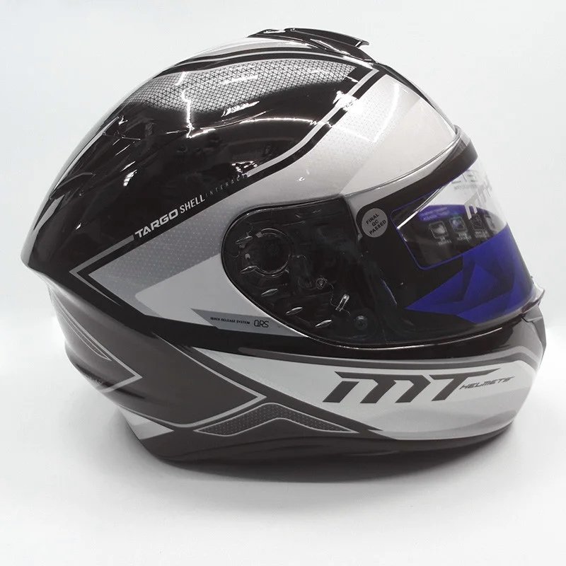 Мотошлем MT Helmets Targo Interact White /Black /Grey