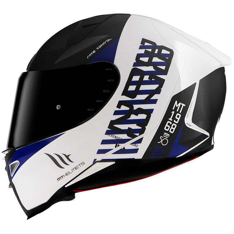 Мотошлем MT Helmets Revenge 2 Chrono Matt Pearl Blue