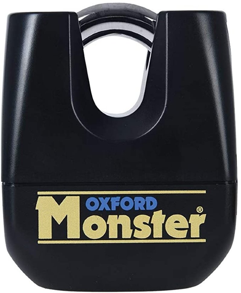 Противоугонная цепь с замком Oxford Monster Lock&12mmSq Chain 1.2m (LK801)