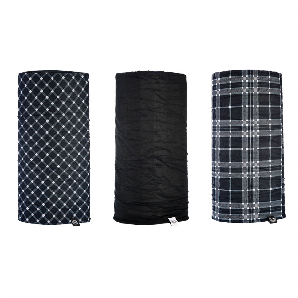 Бафф Oxford Comfy Black&White Tartan 3-Pack (NW108)