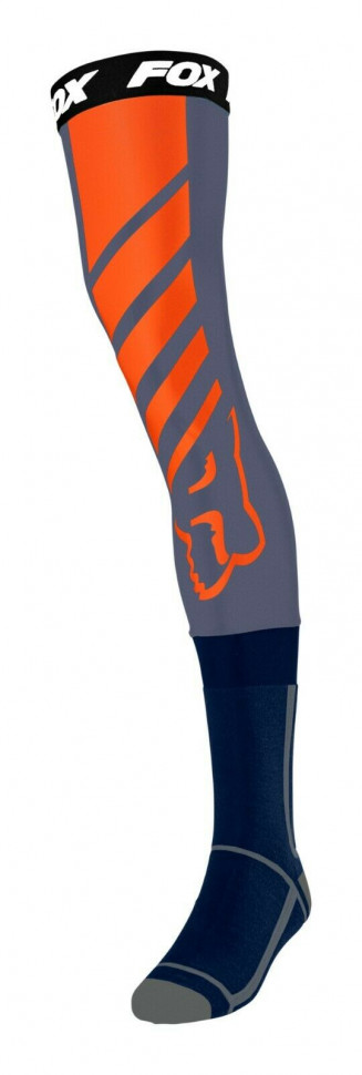 Мото шкарпетки FOX Mach One Knee Brace Sock Blue Steel
