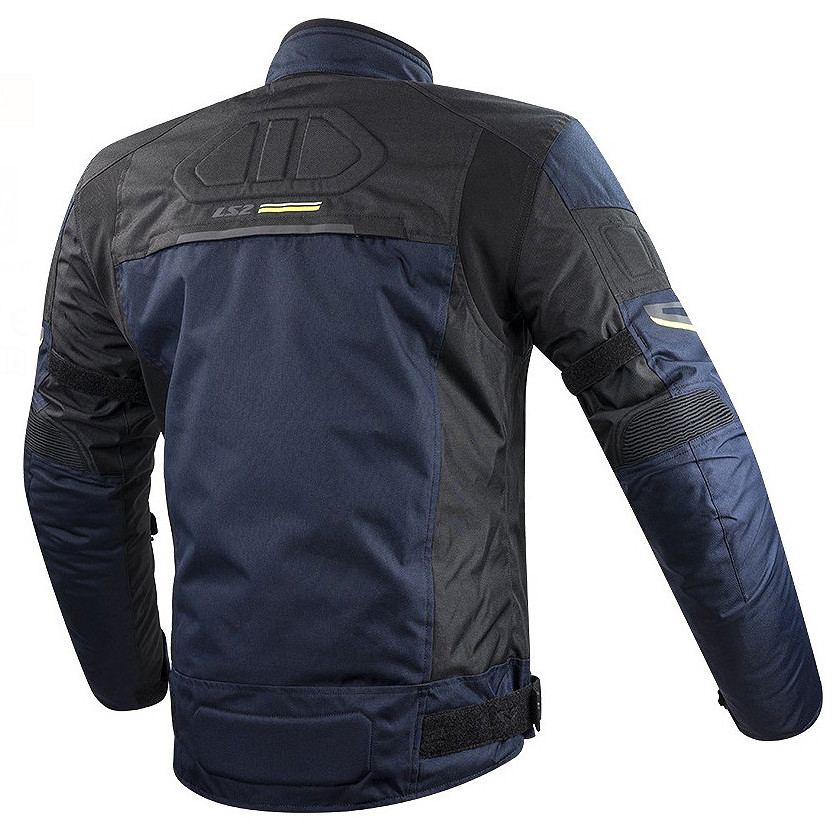 Мотокуртка LS2 Shadow Man Jacket Blue/Black H-V/Yellow